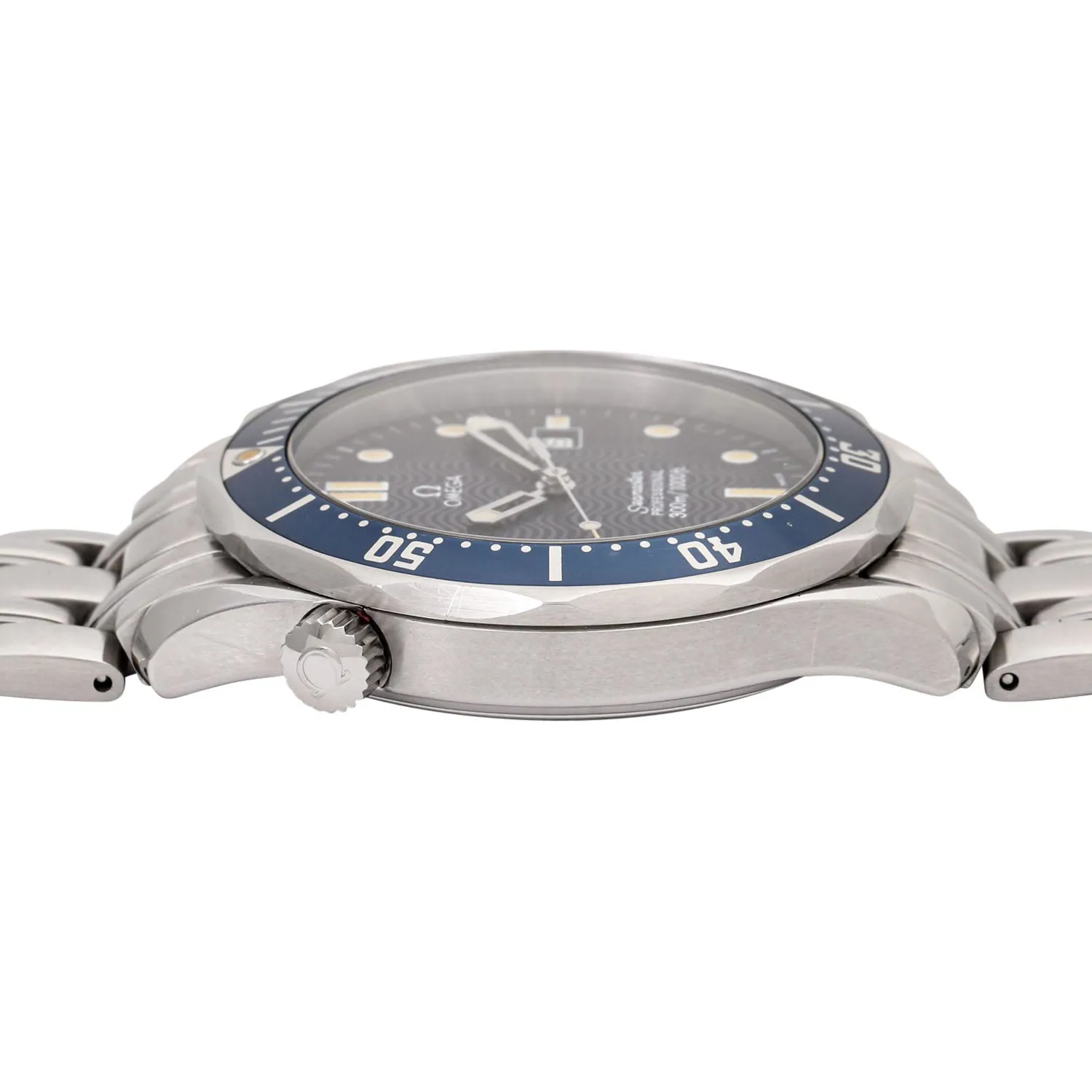 Omega Seamaster 25418000 47mm Stainless steel Blue 3