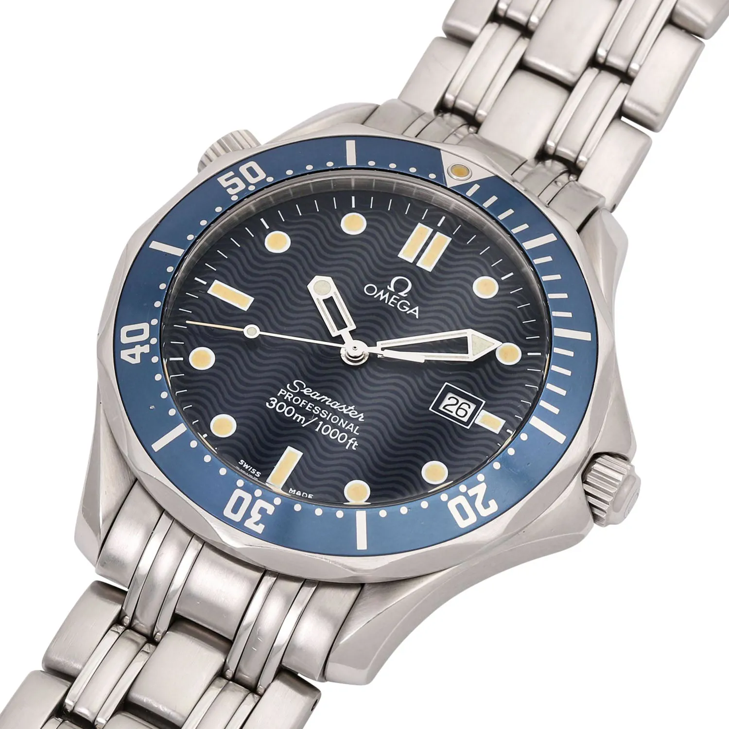 Omega Seamaster 25418000 47mm Stainless steel Blue 4