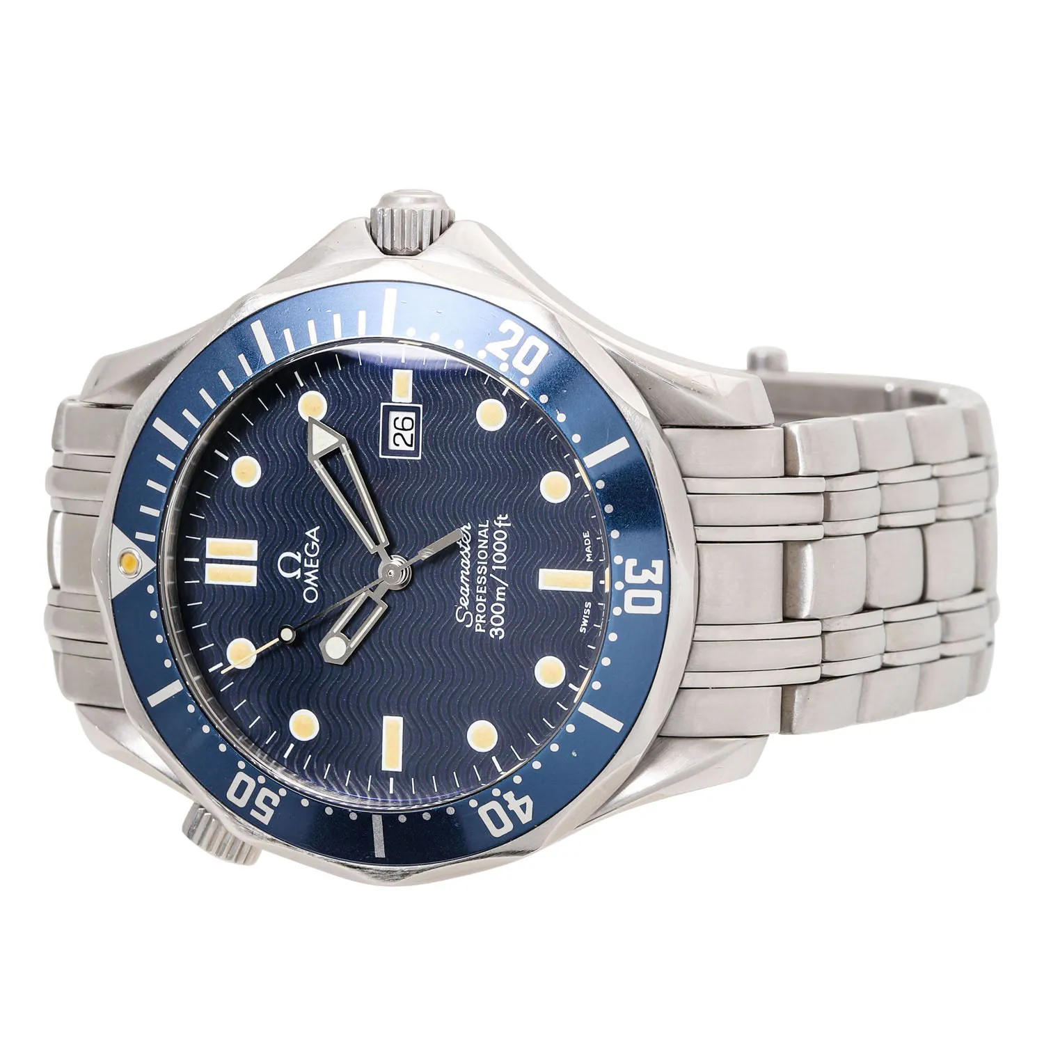Omega Seamaster 25418000 47mm Stainless steel Blue 5