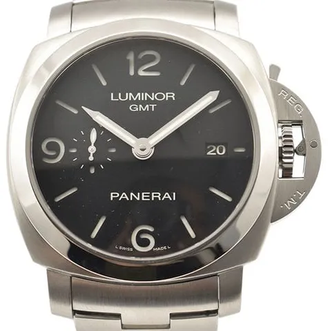 Panerai Luminor 1950 3 Days GMT Automa PAM 00329 44mm Stainless steel Black