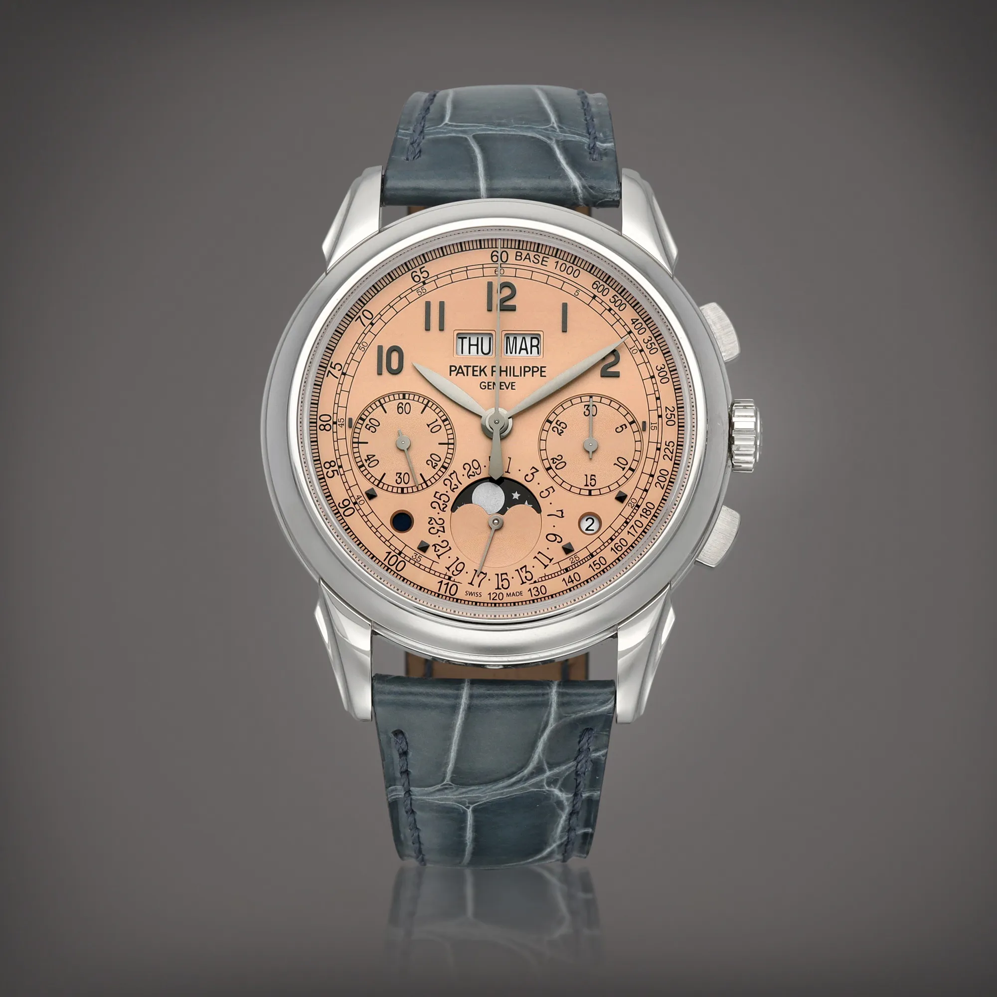 Patek Philippe Perpetual Calendar Chronograph 5270P-001 41mm Platinum Salmon 1