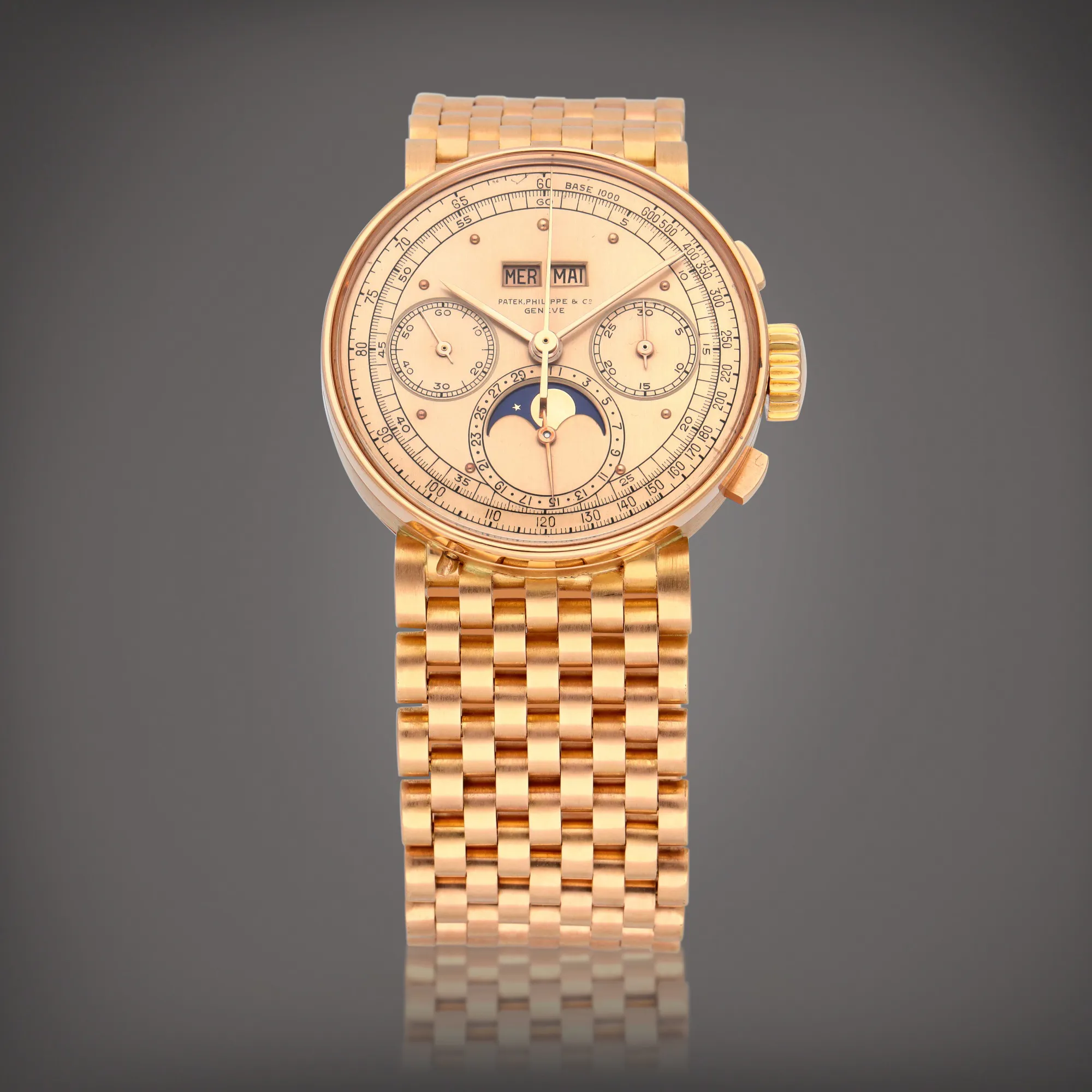 Patek Philippe Perpetual Calendar Chronograph 1518R 34.5mm Rose gold Rose 1