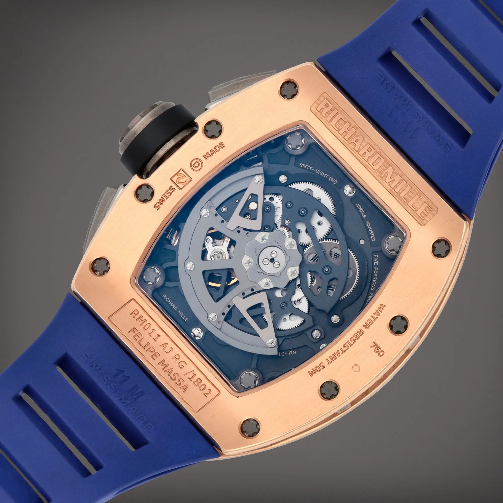 Richard Mille RM 011 RM 011 40mm Rose gold and Titanium Gray 4