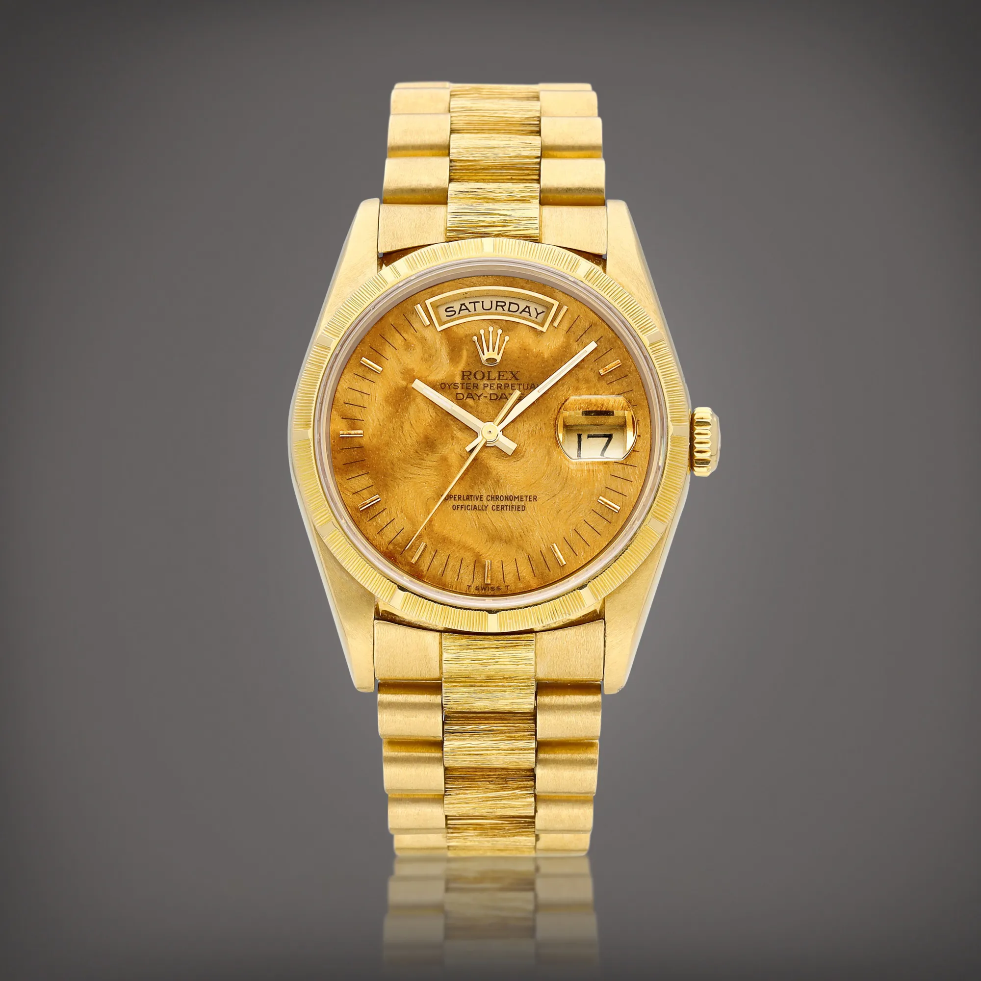 Rolex Day-Date 36 18248 36mm Yellow gold Brown 3