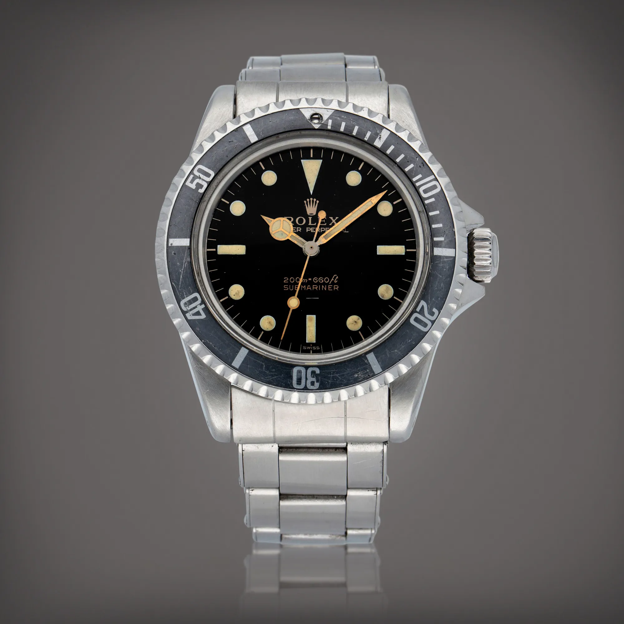 Rolex Submariner 5513 40mm Stainless steel Black 1