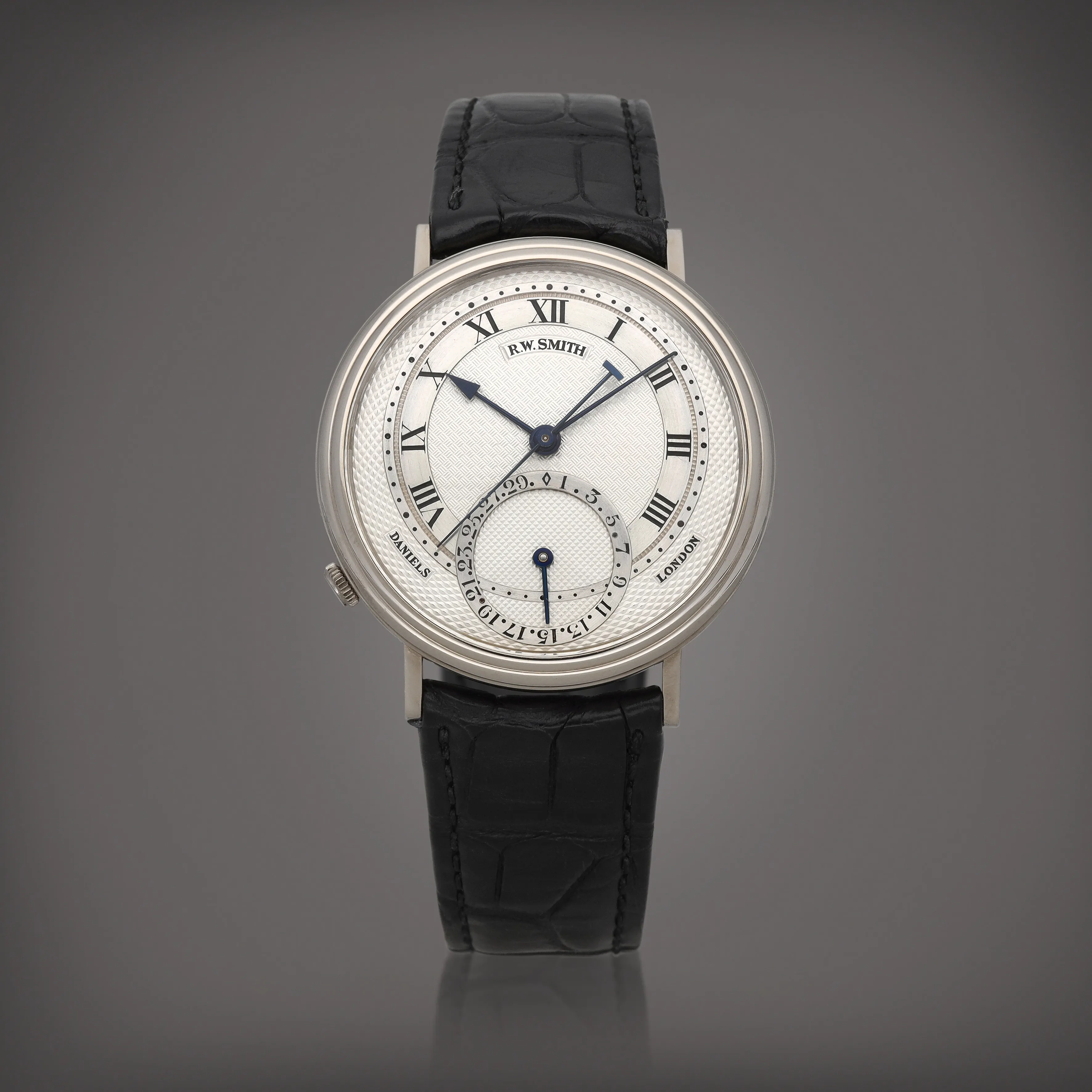 George Daniels Millennium 37mm White gold Silver 1