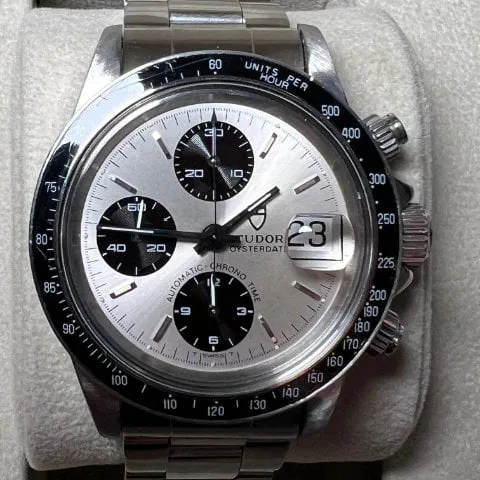 Tudor Oysterdate Big Block 79160 40mm Stainless steel Silver