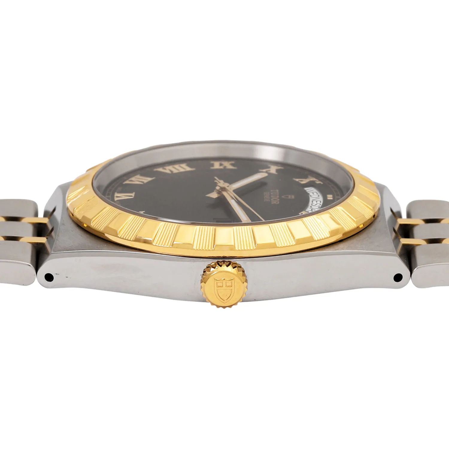 Tudor Royal M28603-0003 41mm Yellow gold and stainless steel Black 2