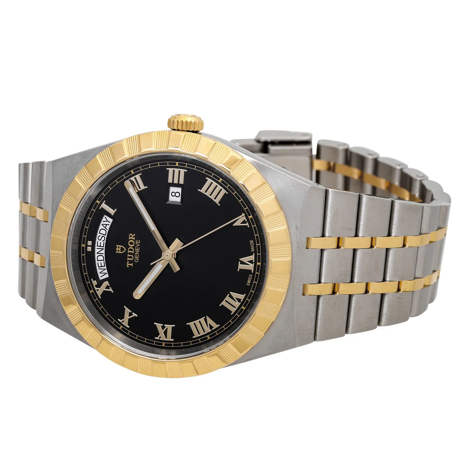 Tudor Royal M28603-0003 41mm Yellow gold and stainless steel Black 5