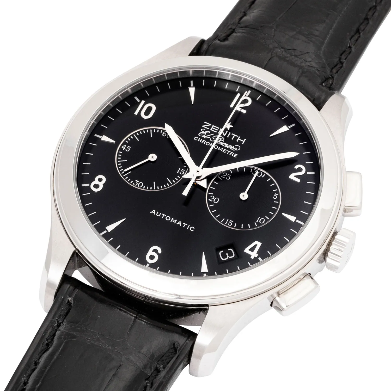 Zenith El Primero Chronograph 03.0510.4002 47mm Stainless steel Black 4