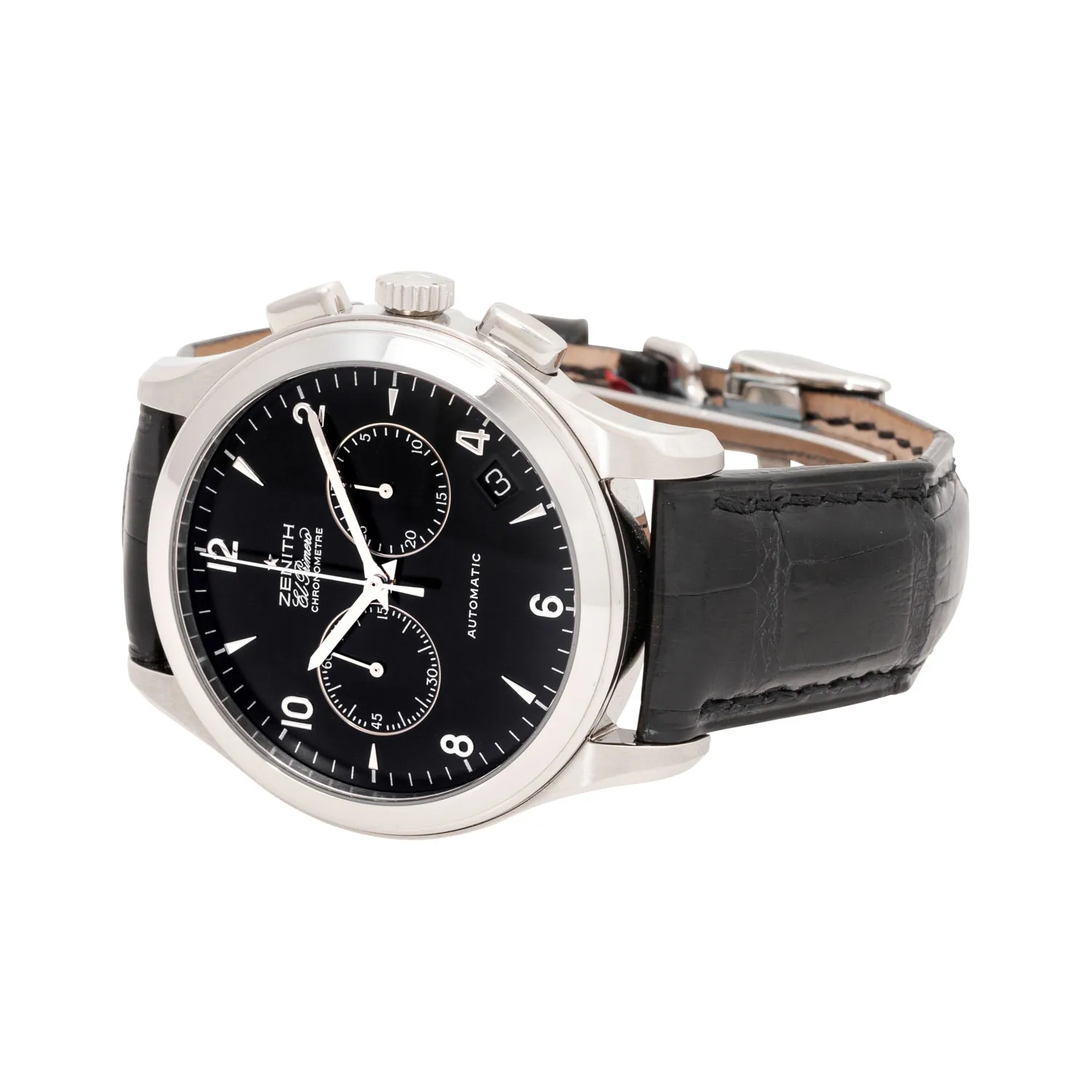 Zenith El Primero Chronograph 03.0510.4002 47mm Stainless steel Black 5