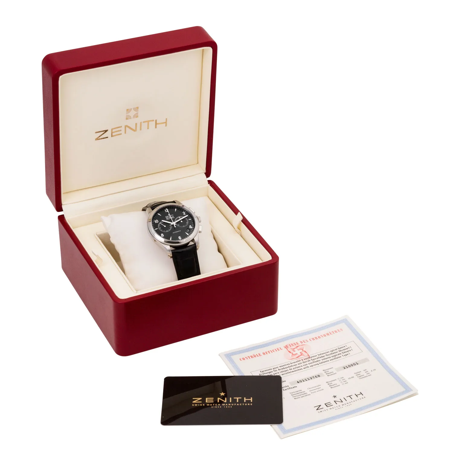 Zenith El Primero Chronograph 03.0510.4002 47mm Stainless steel Black 7