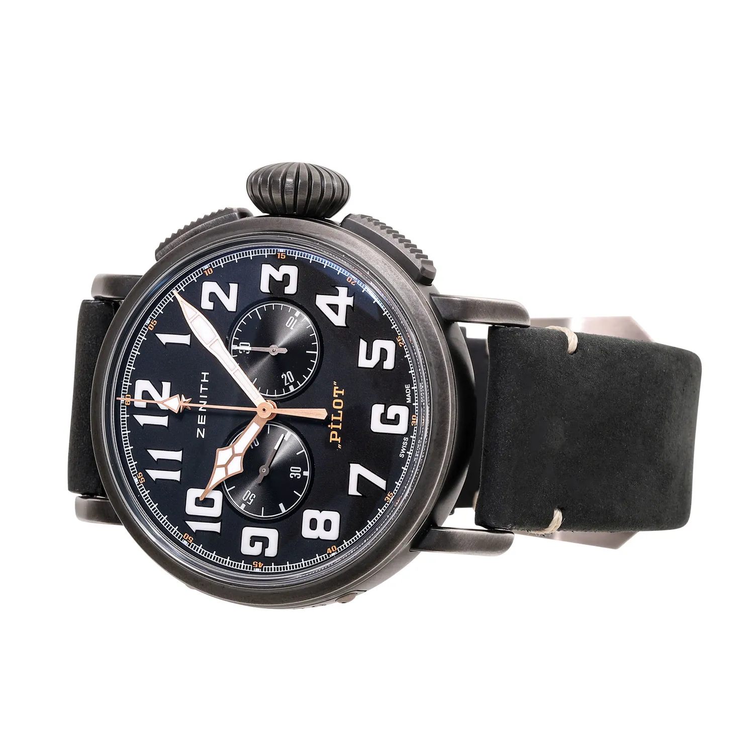 Zenith Pilot 11.2432.4069/21.C900 44mm Stainless steel Black 5