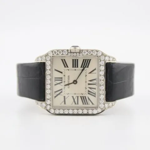 Cartier Santos W2009451 44.5mm White gold Silver