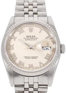 Rolex Datejust 36 16234 White gold and Stainless steel