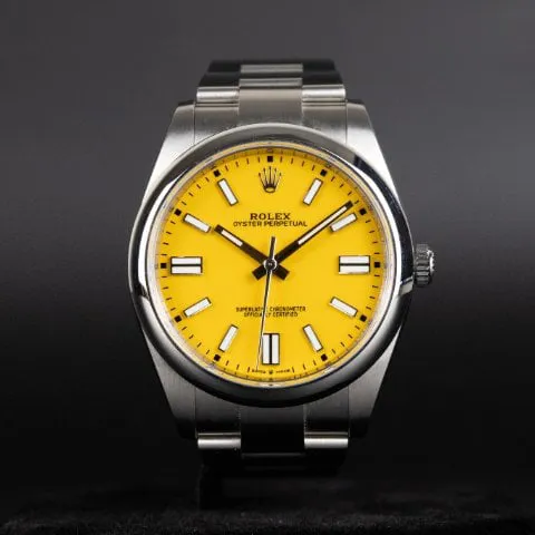 Rolex Oyster Perpetual 41 124300 41mm Stainless steel Yellow