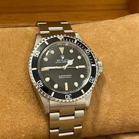 Rolex Submariner 5513 40mm Stainless steel Black