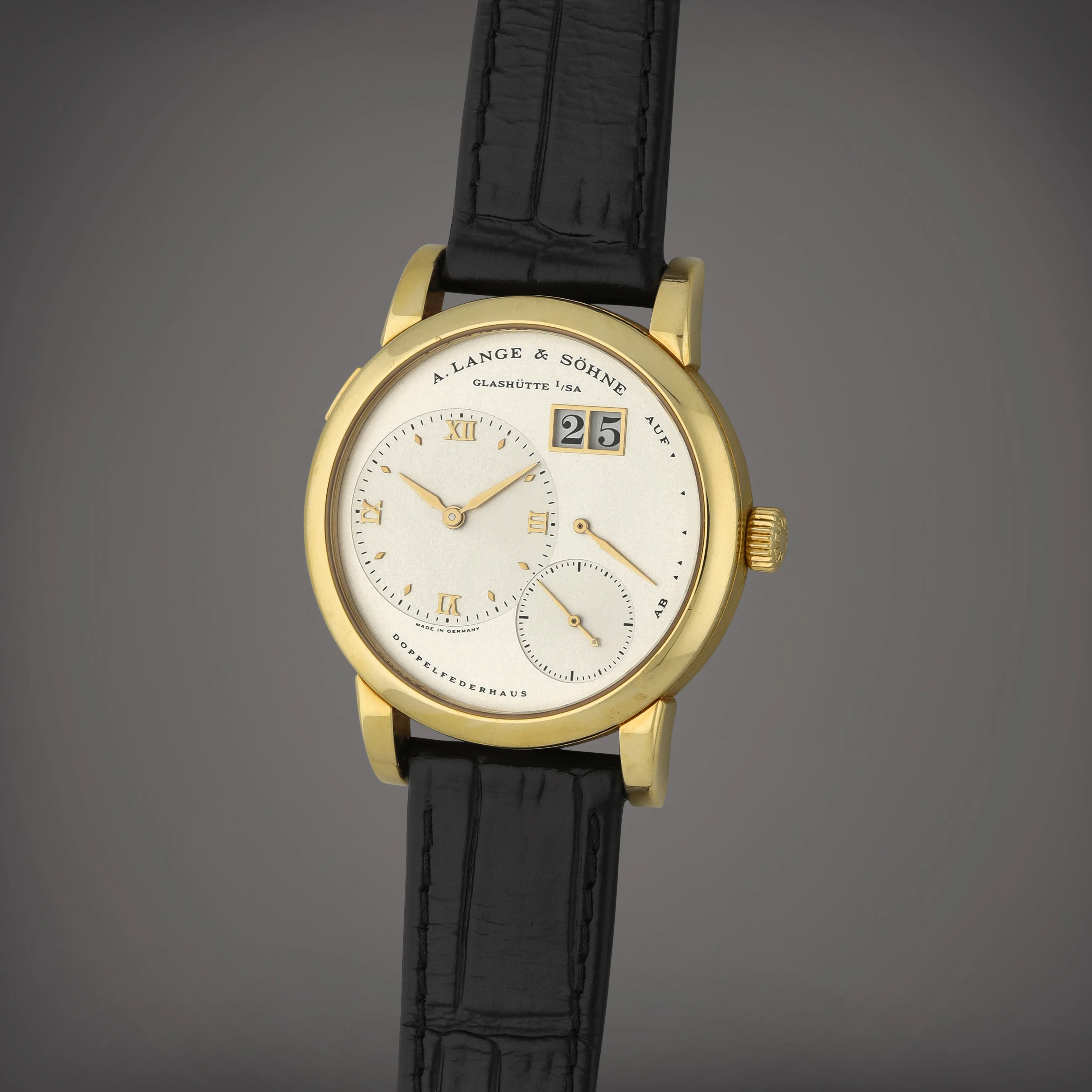 A. Lange & Söhne Lange 1 101.021 38.5mm Yellow gold Silver