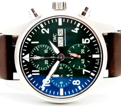 IWC Pilot IW388103 41mm Stainless steel Green