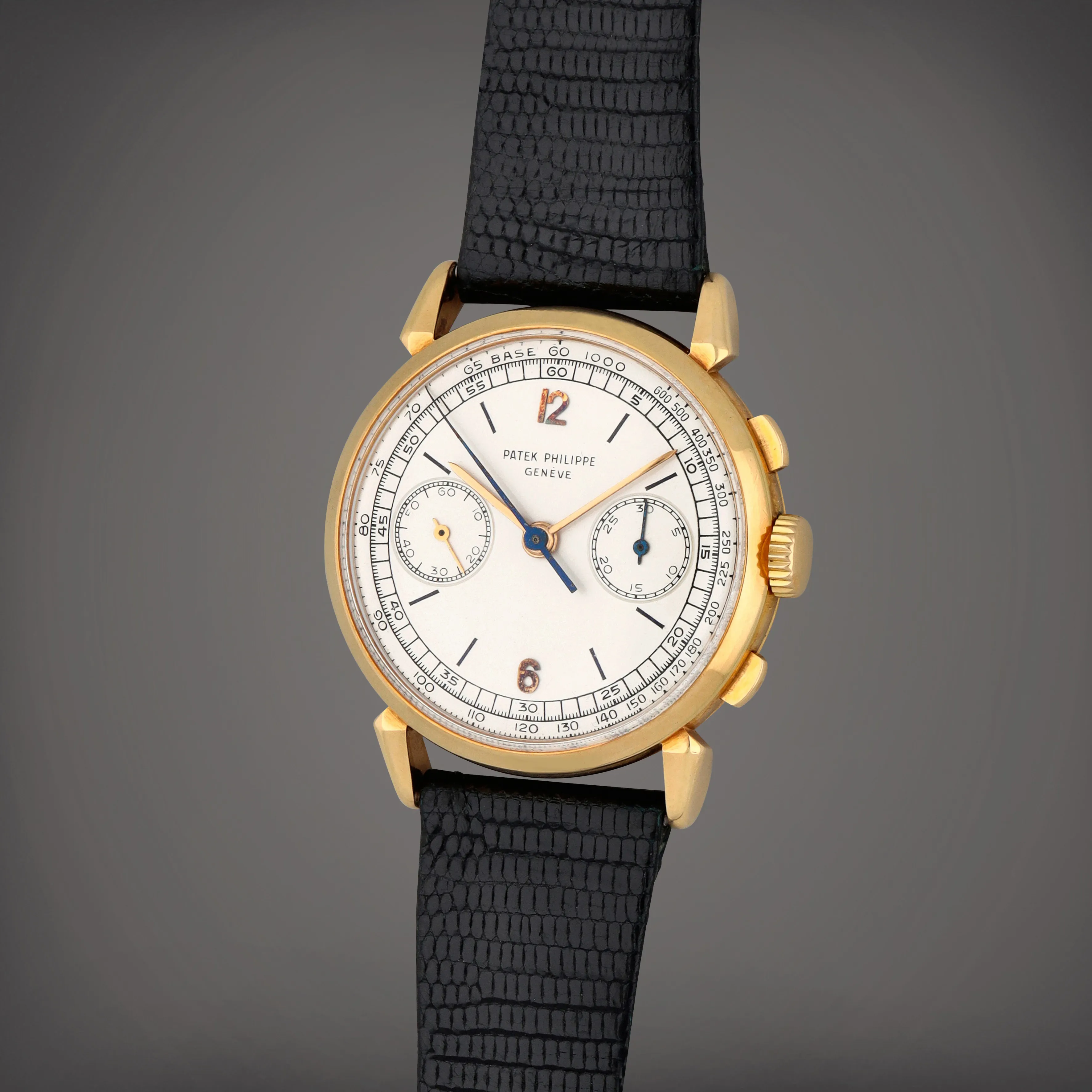 Patek Philippe Chronograph 1579 36mm Yellow gold Silver