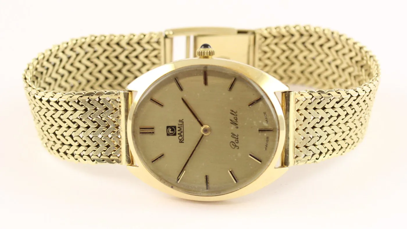 Roamer Yellow gold Champagne