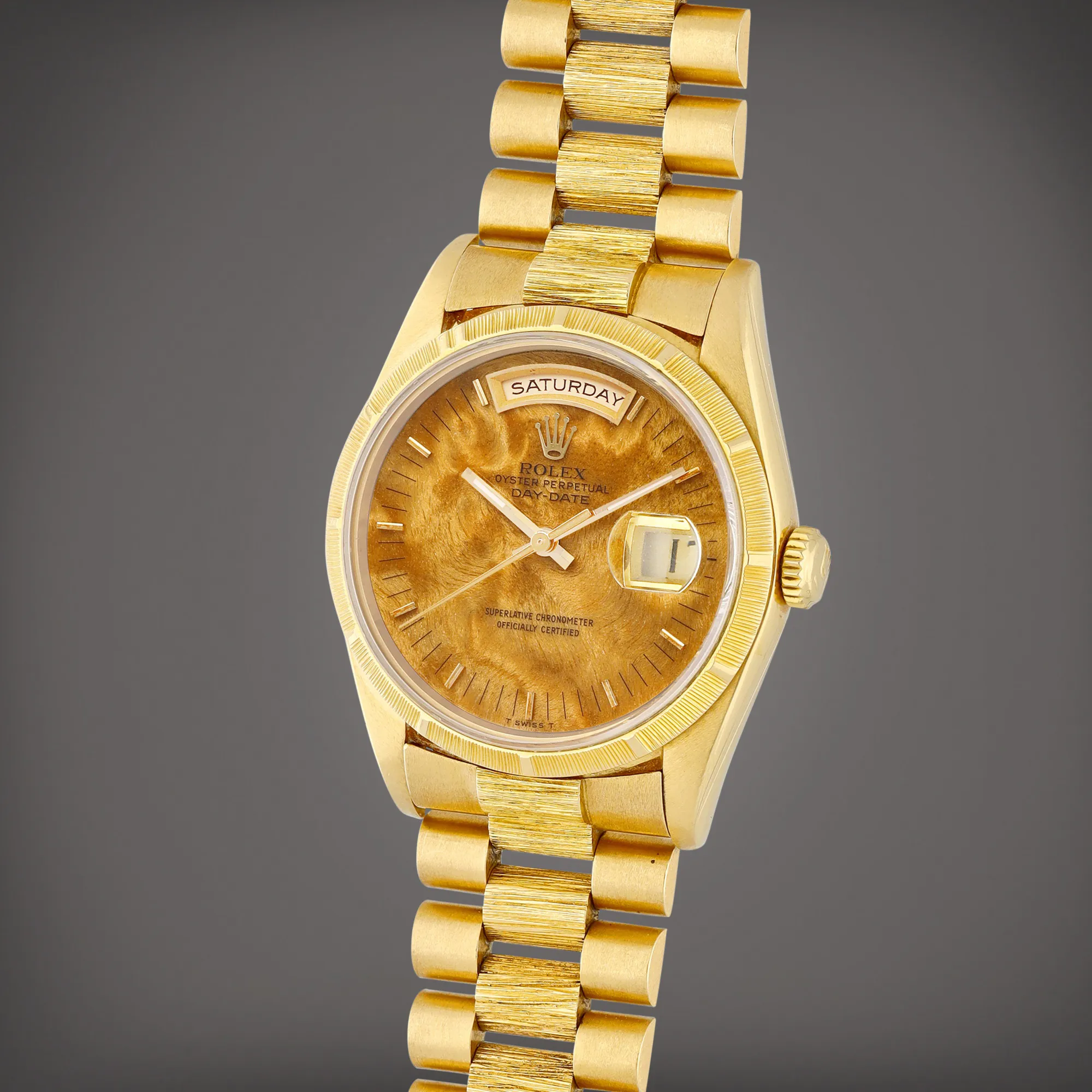 Rolex Day-Date 36 18248 36mm Yellow gold Brown