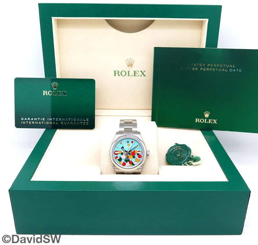 Rolex Oyster Perpetual 31 277200 31mm Stainless steel Turquoise 1