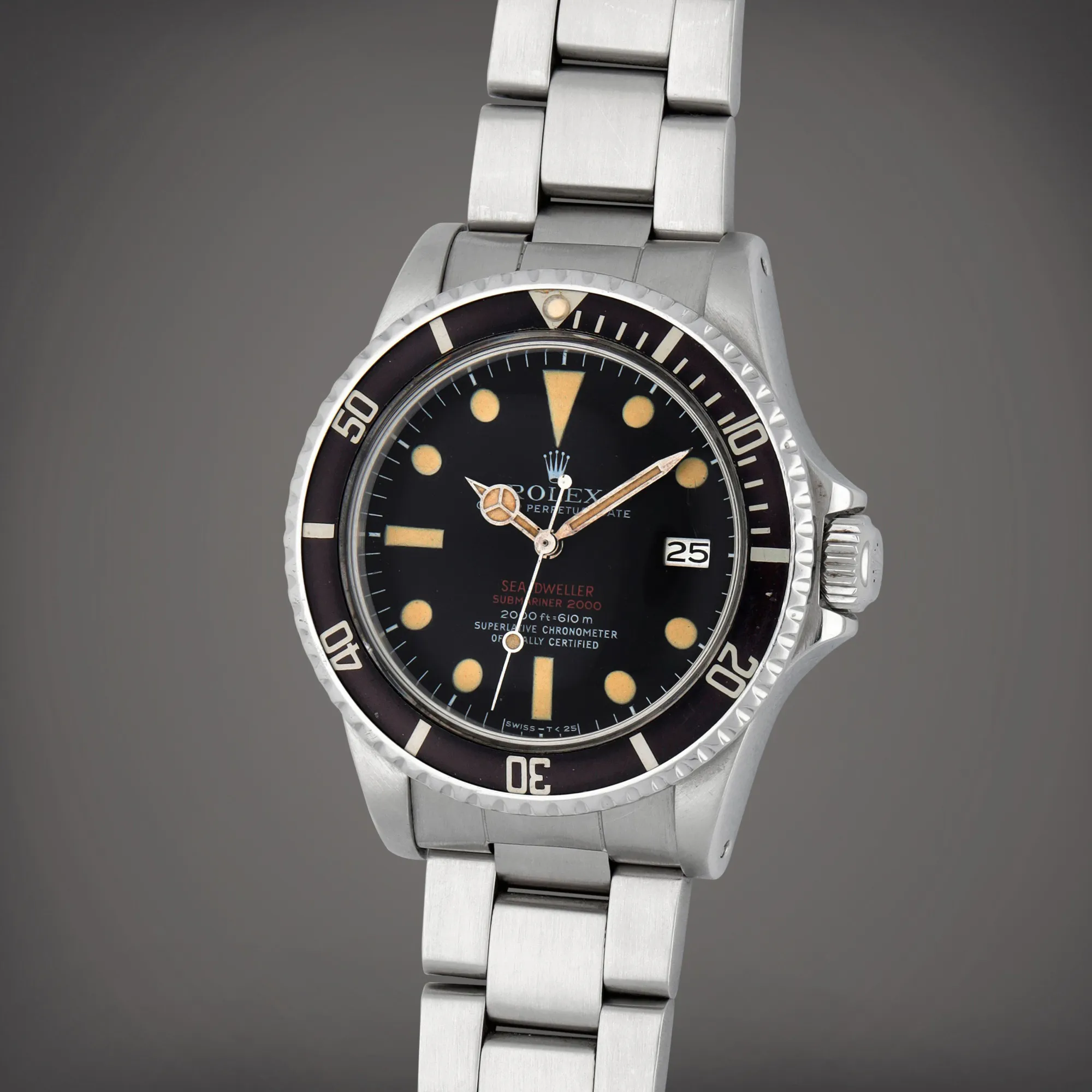 Rolex Sea-Dweller 1665 40mm Stainless steel Black