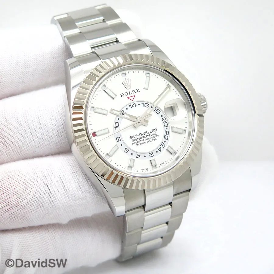 Rolex Sky-Dweller 326934 42mm 18K/SS White