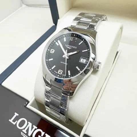 Longines Conquest L23854566 nullmm Steel Black