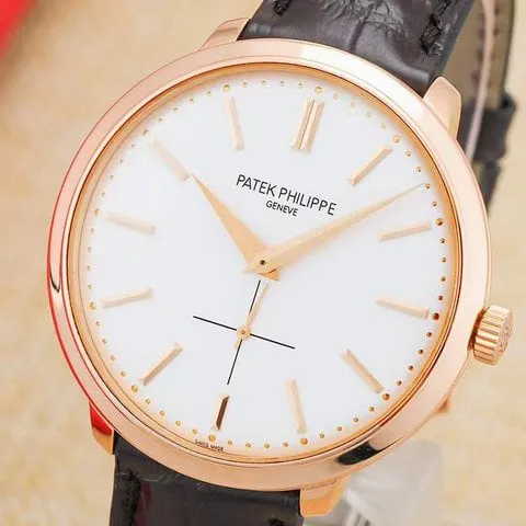 Patek Philippe Calatrava 5123R-001 38mm Rose gold Silver