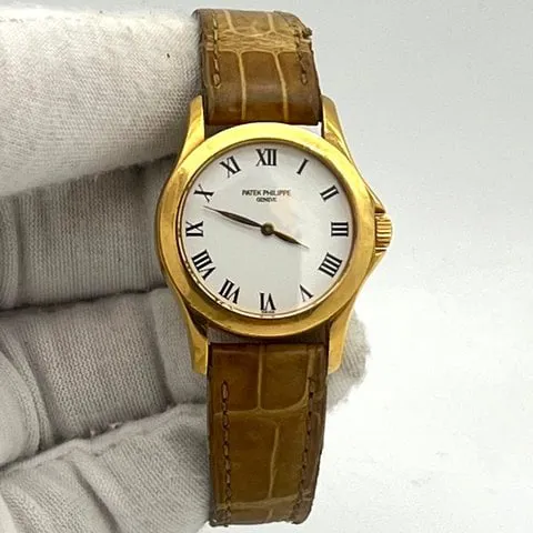 Patek Philippe Calatrava Yellow gold White