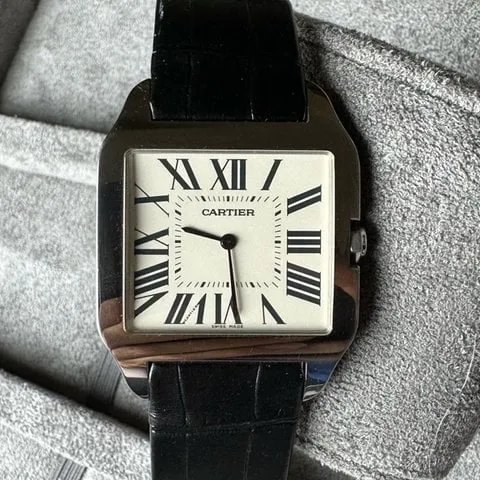 Cartier Santos Dumont W2007051 35mm White gold White