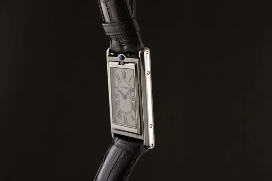 Cartier Tank 2390 25mm Stainless steel White 2