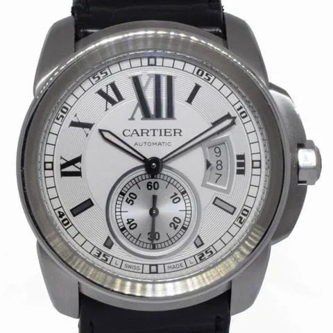 Cartier Calibre de Cartier W7100037 42mm Stainless steel Silver