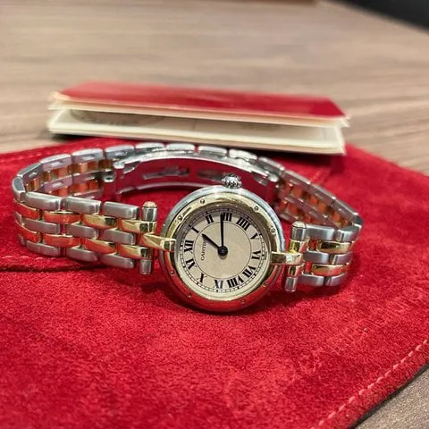 Cartier Panthère 66920 24mm Yellow gold and Stainless steel White