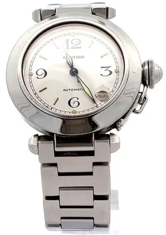 Cartier Pasha 2324 35mm Stainless steel White