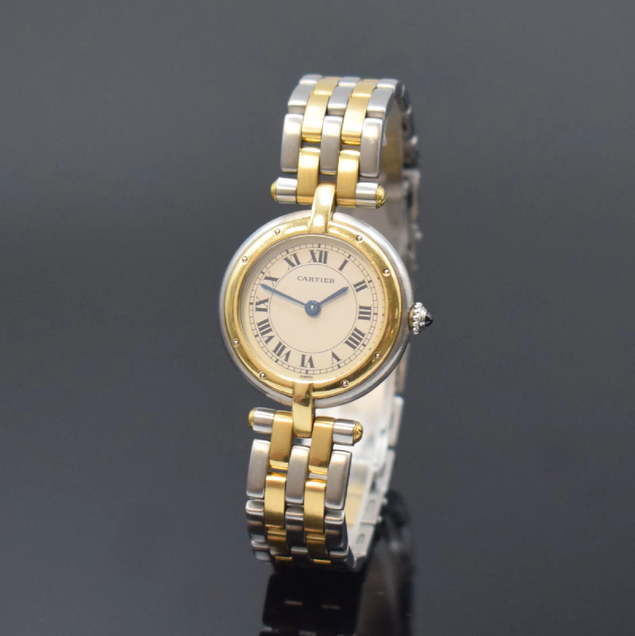 Cartier Panthère 1057920 24mm Yellow gold and Stainless steel Cream