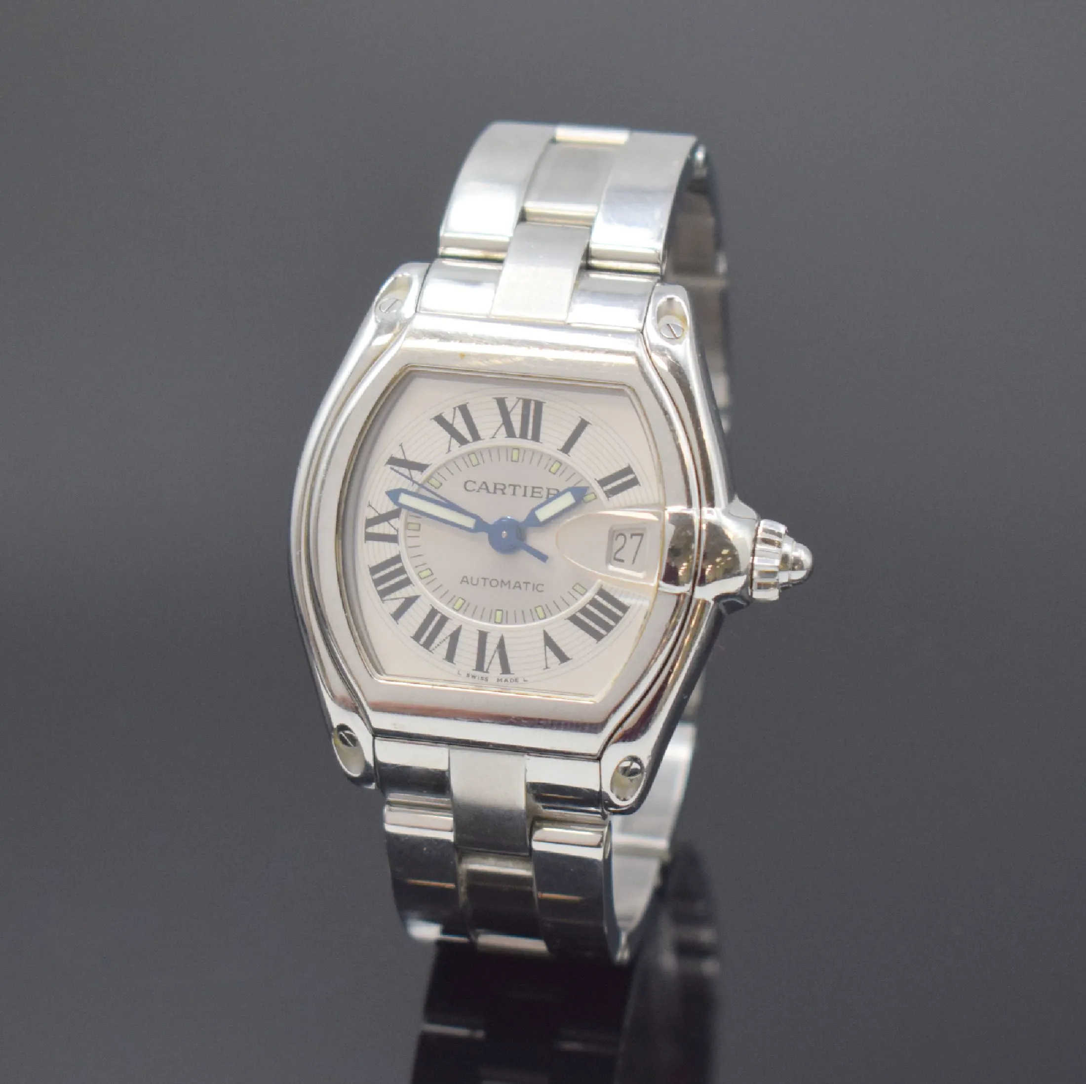 Cartier Roadster 2510 44mm Stainless steel Silver