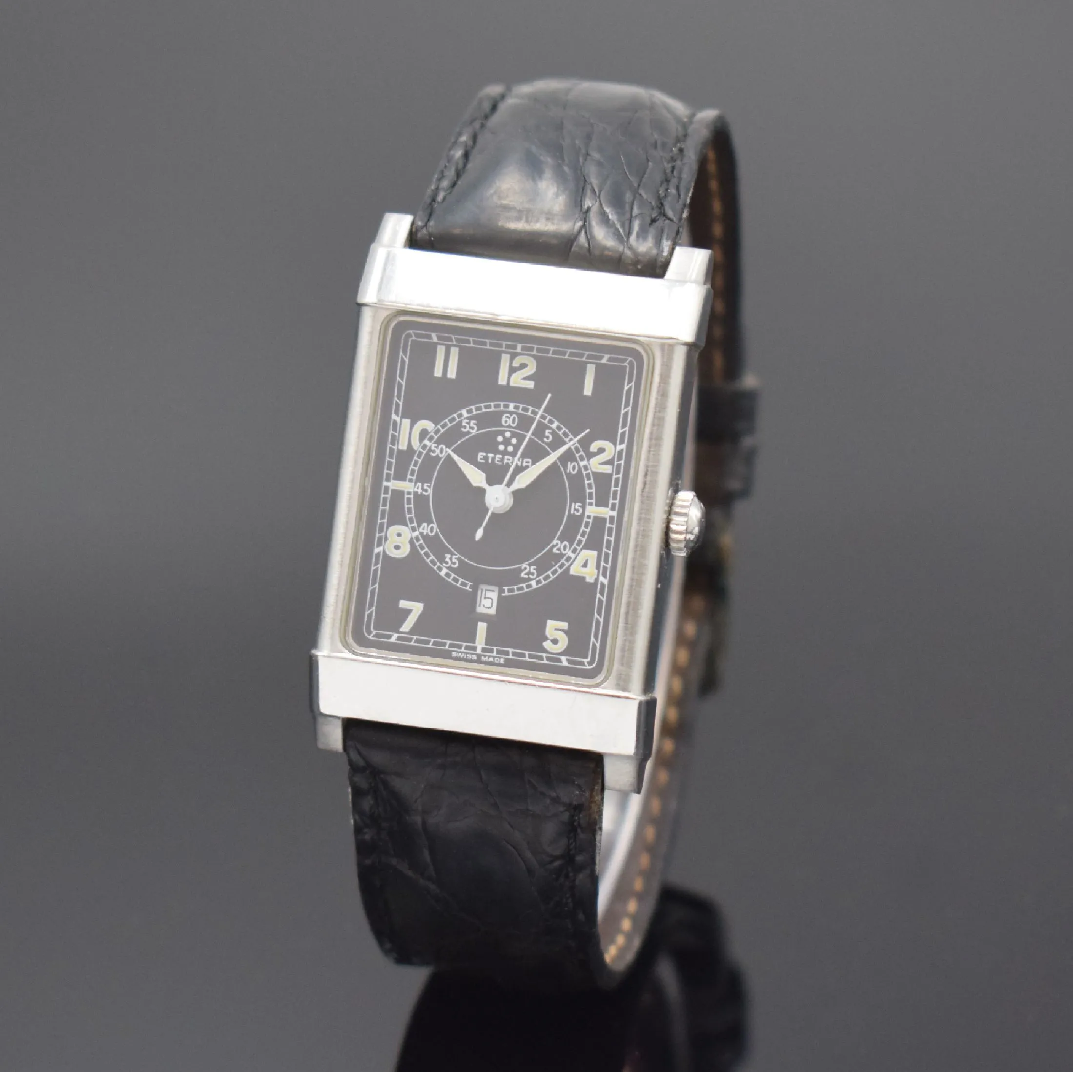 Eterna Les Historiques 8490.41 41mm Stainless steel Black