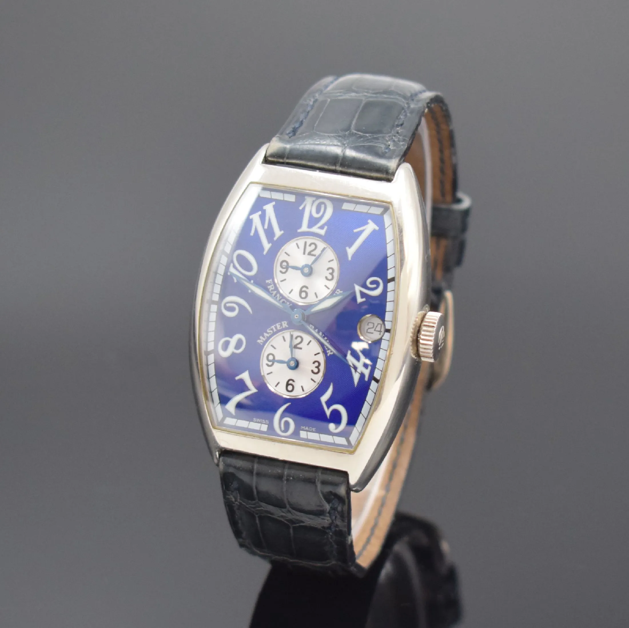 Franck Muller Master Banker 6850 MB 47mm White gold Blue