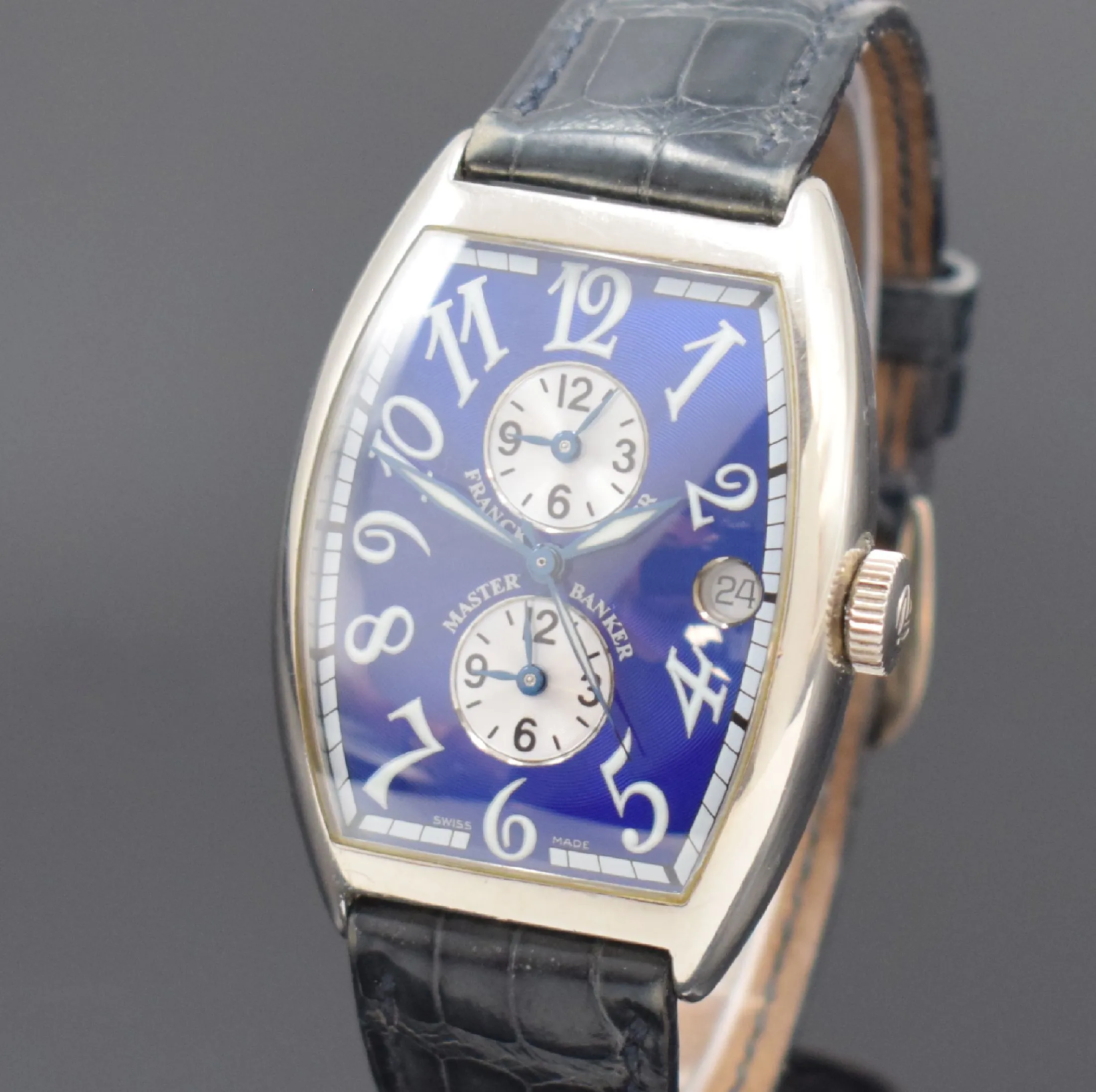 Franck Muller Master Banker 6850 MB 47mm White gold Blue 1