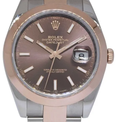 Rolex Datejust 41 126301 41mm Stainless steel Brown