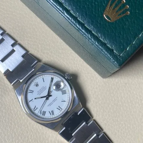 Rolex Datejust Oysterquartz 17000 36mm Stainless steel White