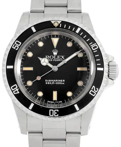 Rolex Submariner 5513 40mm Stainless steel Black