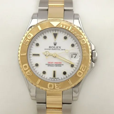 Rolex Yacht-Master 168623 35mm Yellow gold and Stainless steel White