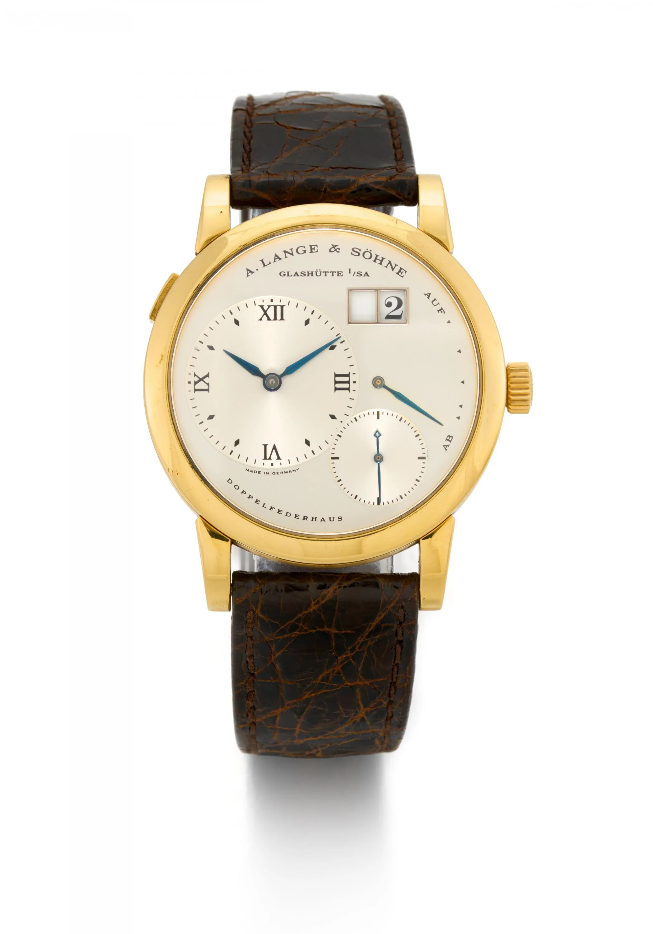 A. Lange & Söhne Lange 1 101.002 38mm Yellow gold Silver