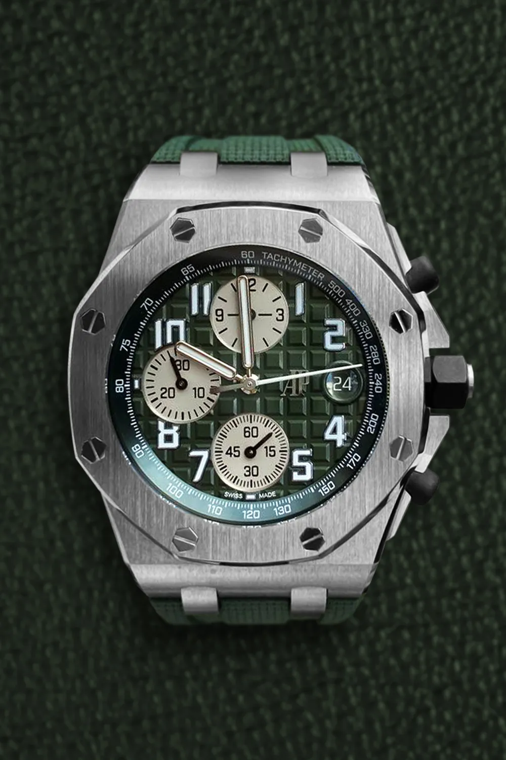 Audemars Piguet Royal Oak Offshore 26238TI.OO.A056CA.01 44mm Titanium Green