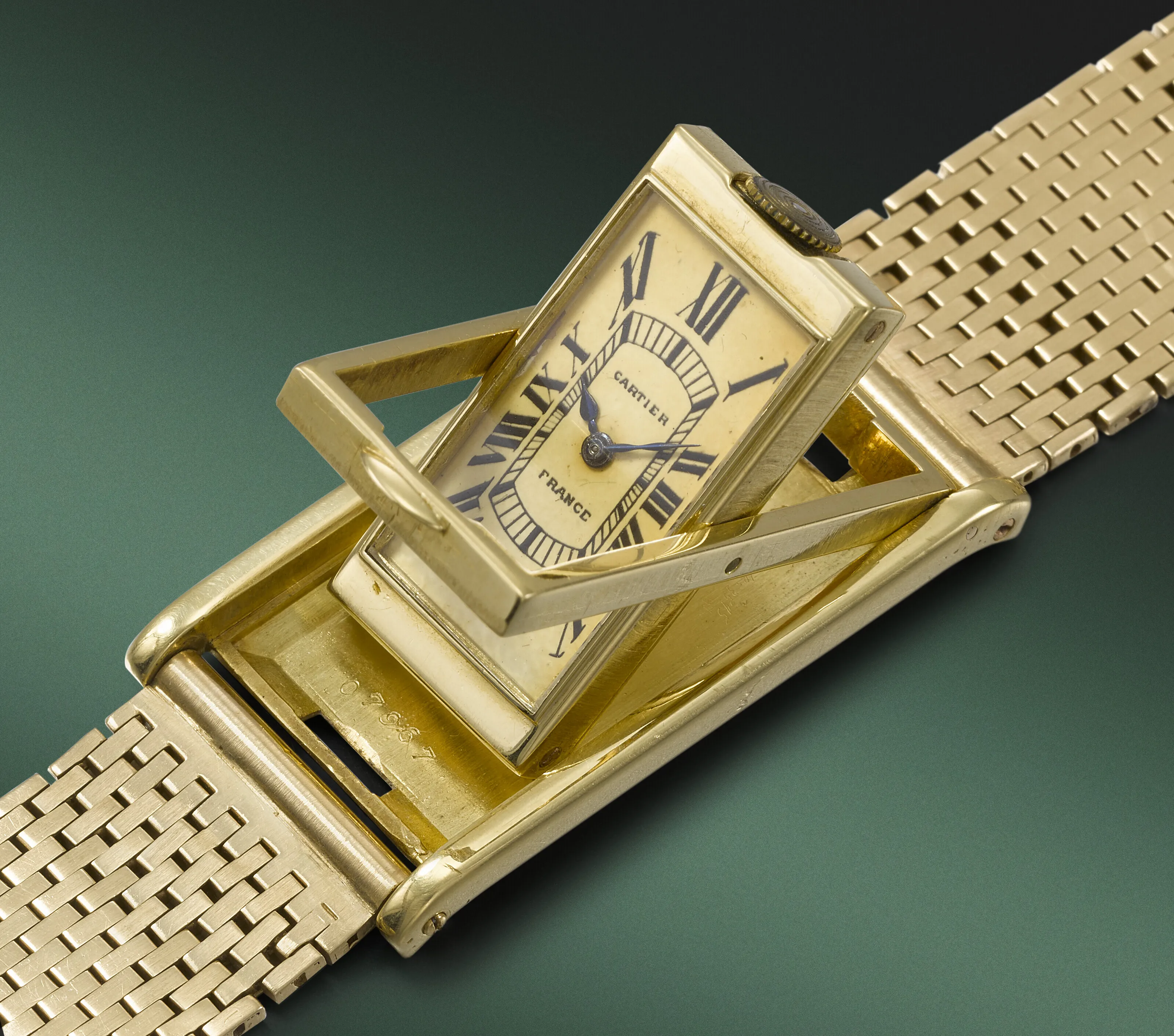 Cartier Tank Basculante 20mm Yellow gold Golden 1