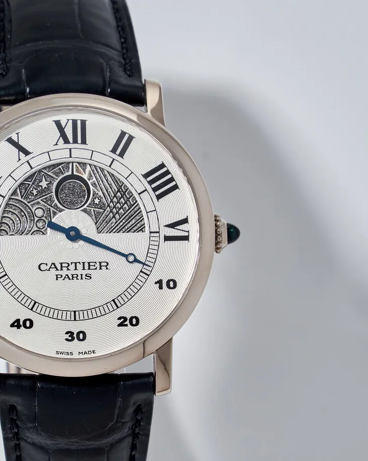 Cartier Ronde de Cartier 2873 42mm White gold Silver 1